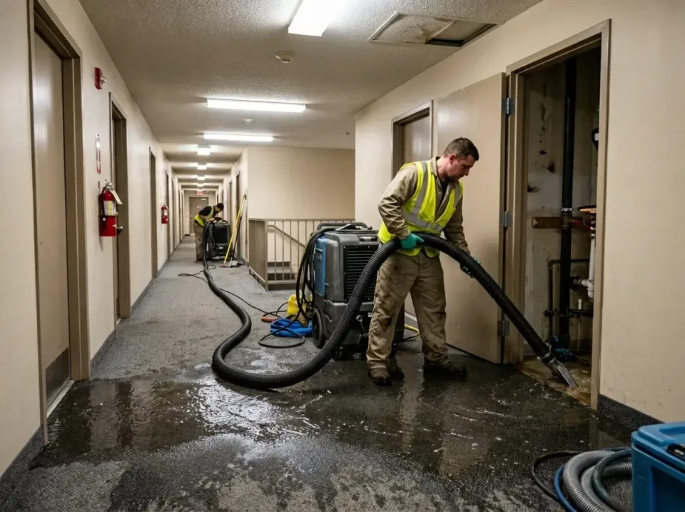 multi-unit-apartment-hallway-f-005 — frequently asked questions, Emergency Burst Pipe Water Extraction & Removal in Como, WI